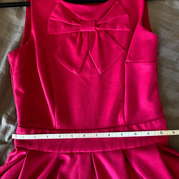 Deep pink fit & flare A-line dress - Picture 5 of 7